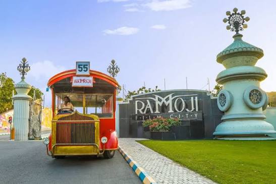 Entrance of Ramoji Film City in Hyderabad